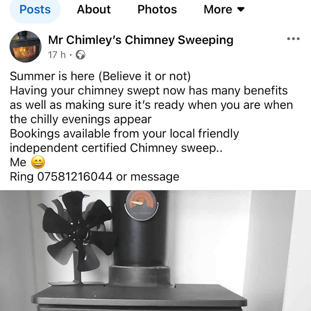 Mr Chimley’s Chimney Sweeping