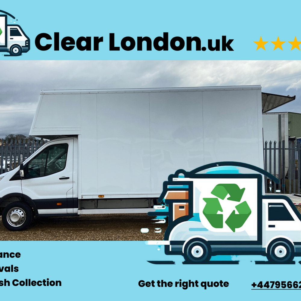 Clear London Clearance and Removals Large Tail-Lift with Drivers and Porters