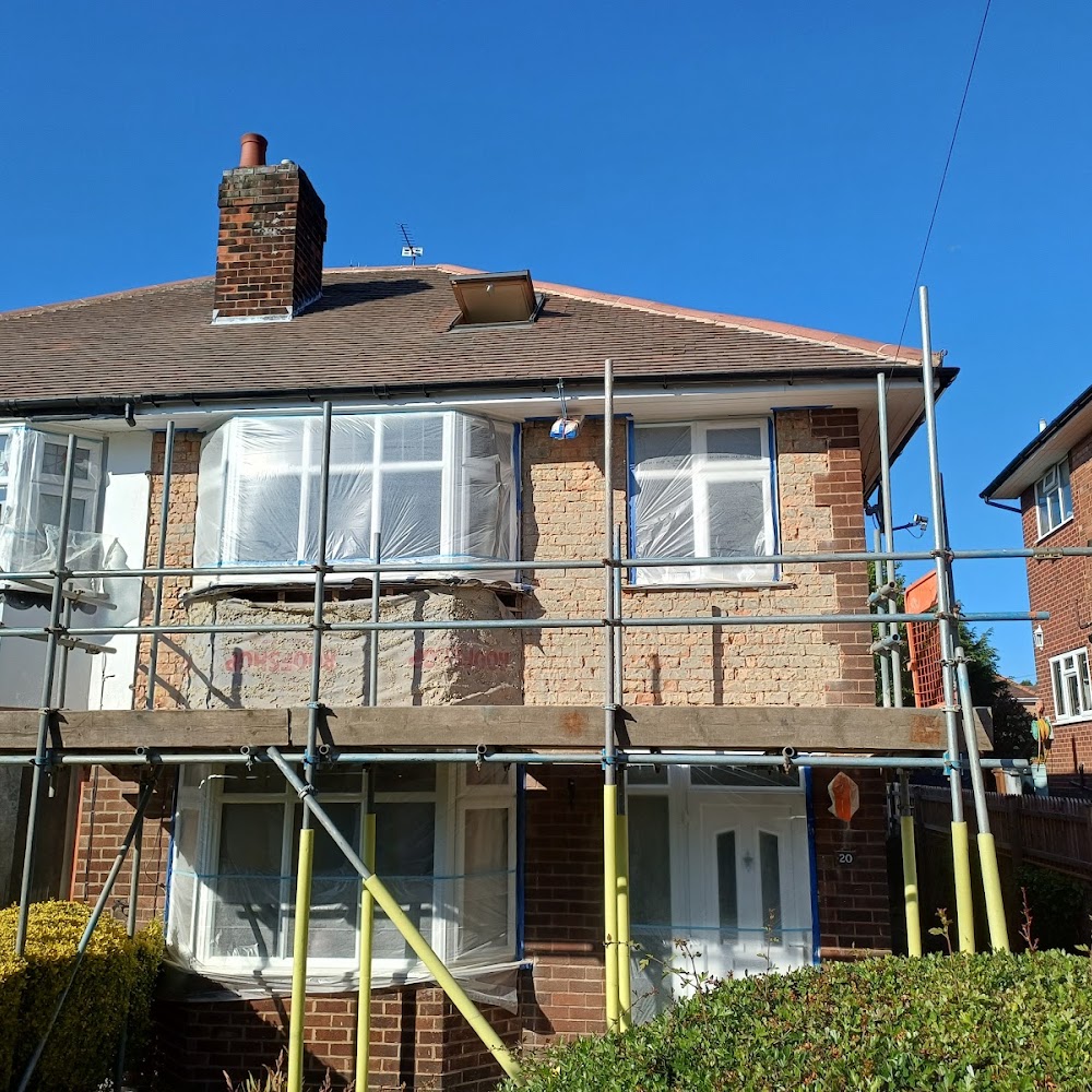 R Brooks Plastering Ltd. Internal/External Wall Insulation, Spray Cork & Silicone Render. Nottingham