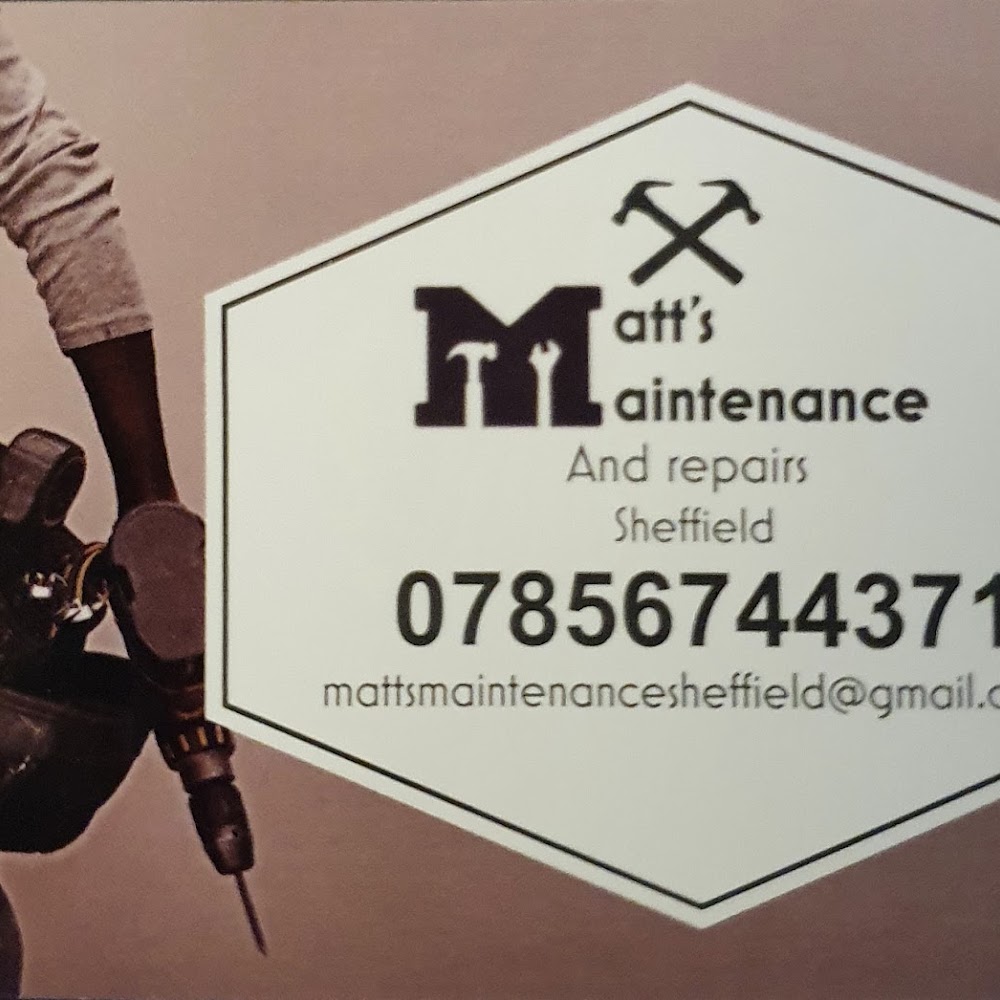 Matt's maintenance and repairs Sheffield